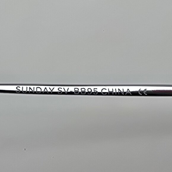 Diff Eyewear Sunday Silver Grey Frame Blue Light Blocking Lens Aviator Glasses - Picture 8 of 15